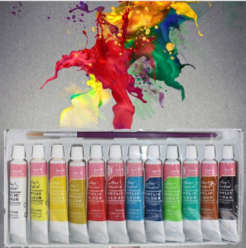 Acrylic Paints Set Hand Painted Wall Painting Textile 