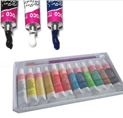 Acrylic Paints Set Hand Painted Wall Painting Textile 