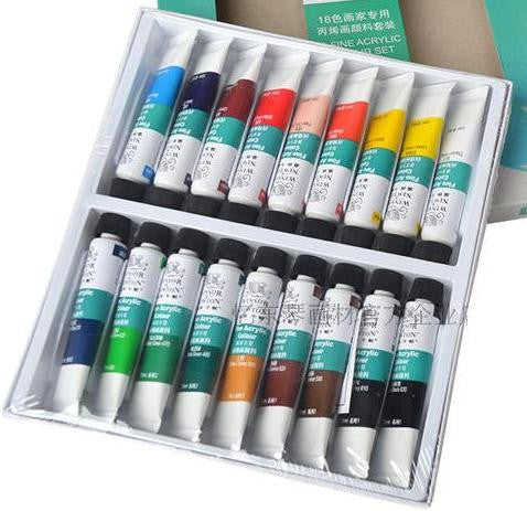 Winsor&Newton  18 colours Acrylic Paints