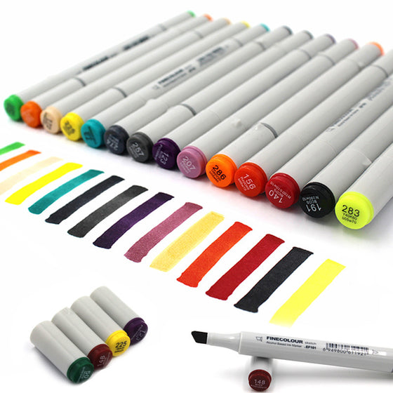 Double Headed Sketch Marker Pen Set