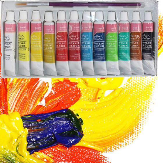 Acrylic Paints Set Hand Painted Wall Painting Textile 