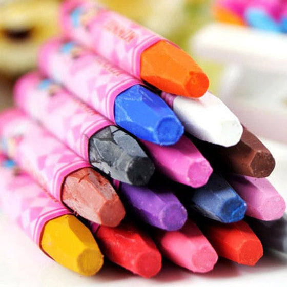 New Arrival 12 Color Support Children Crayons