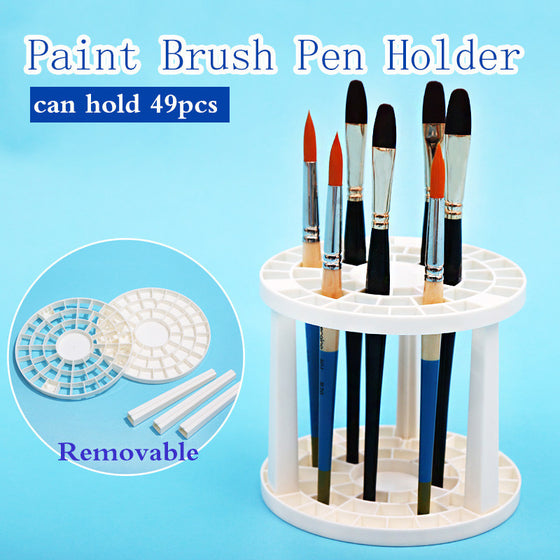 Bgln Paint Brush Pen Holder 49 Holes Pen