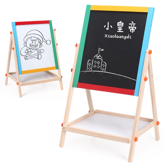 Wooden Double-sided Magnetic Drawing Board