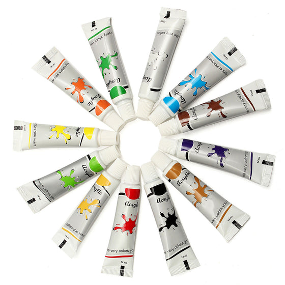 Paint Tubes Draw Painting Acrylic Color Set